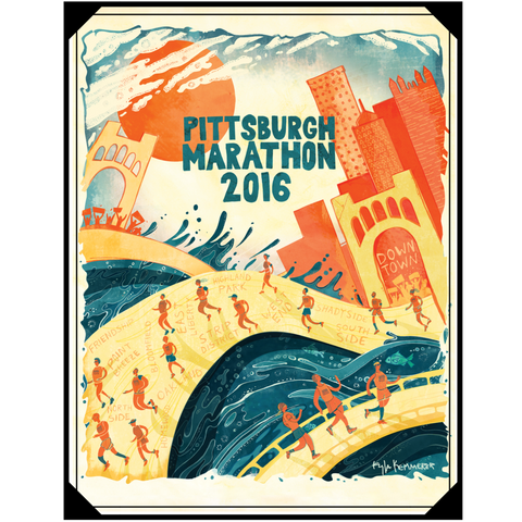 2016 Official Pittsburgh Marathon Poster