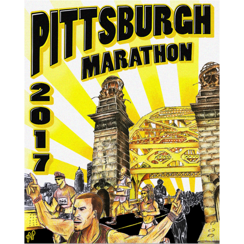 2017 Official Pittsburgh Marathon Poster