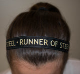 Black and Gold Runner of STEEL Head Band