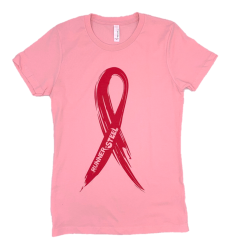 Runner of STEEL T-Shirt - Pink Ribbon Limited Edition
